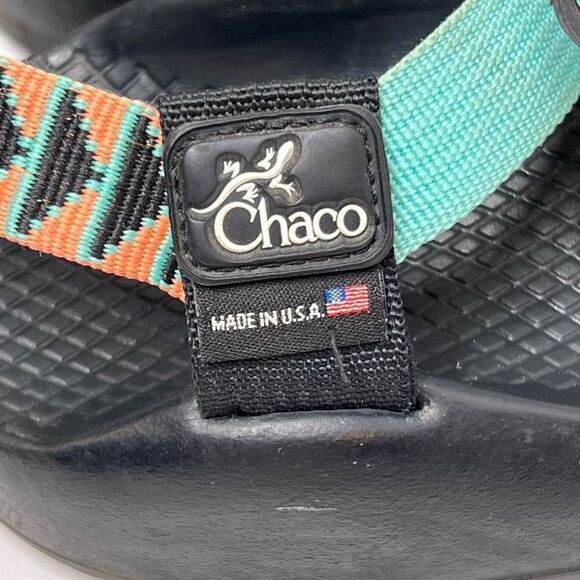 Chaco green and white Z cloud X2 sandals size 8 - Picture 6 of 14